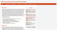 Desktop Screenshot of gesturestudies.com